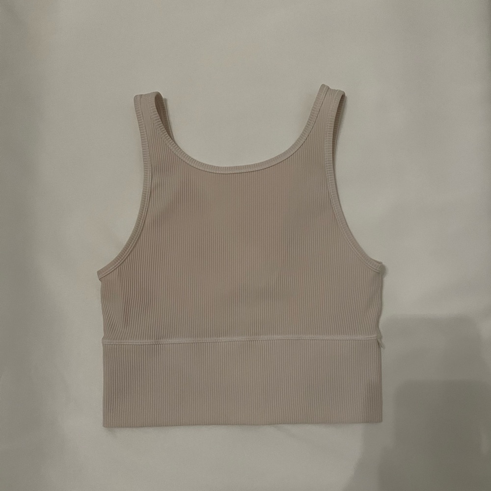 Lulu Lemon women’s training power pivot ribbed tank top